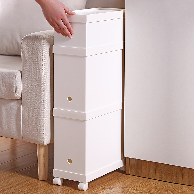 床边沙发窄缝小尺寸桌下置物架