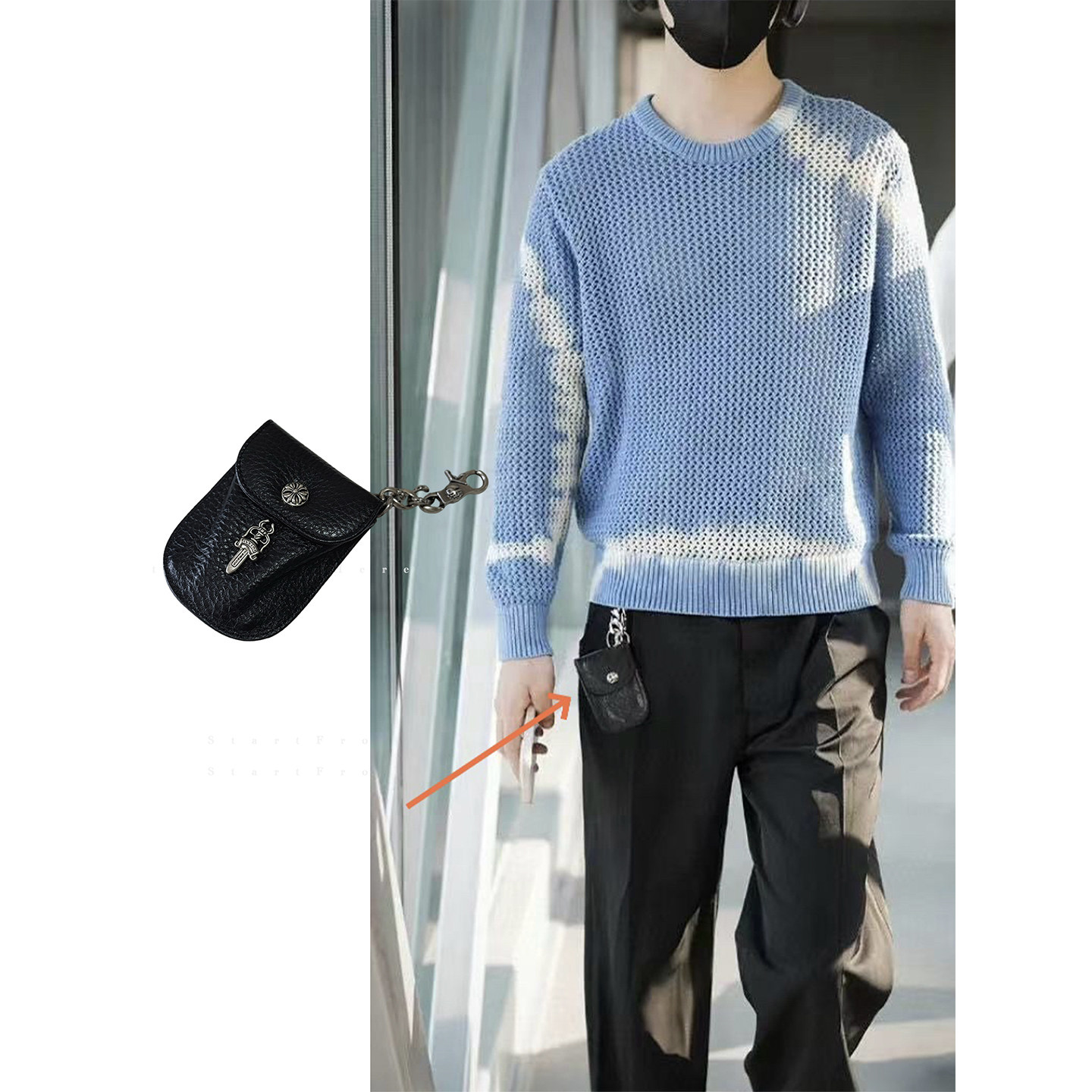 StartFromHere｜十字架宝剑钥匙包 丞丞同款头层牛皮卡包耳机包,箱包皮具/热销女包/男包,钥匙包,淘宝优惠券,粉丝福利购,淘宝优惠卷