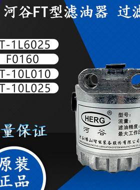 HERG河谷FT型滤油器FT-1L6025油泵稀油过滤器 FT-1L6010/ -1L6125