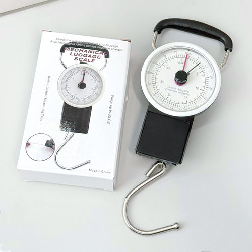 机械小吊秤35kg称磅橡胶手柄钩秤