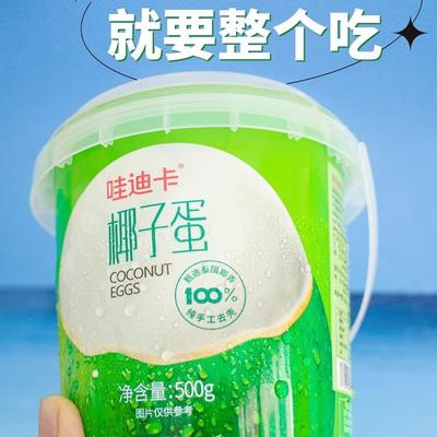 哇迪卡椰子蛋泰国椰子水椰肉椰青桶装清甜果汁香椰水网红甜品饮料
