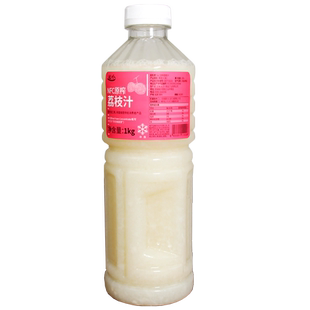 达川NFC荔枝汁无添加荔枝鲜榨水果茶网红达川冷冻荔枝汁非浓缩1KG