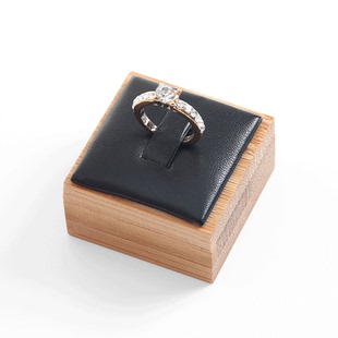 望海天然竹木时尚饰品首饰座托套装珠宝陈列道具戒指展示架