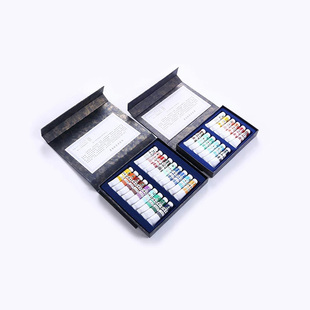 包邮国画颜料用具用品12色 18色 马利国画色文房四宝