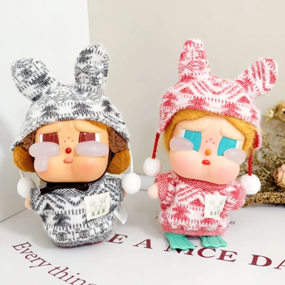 仅售衣服CRYBABY Vacation Mode On公仔衣服雪花衫套装新年娃衣新