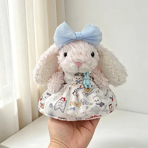 仅衣服】JC系列little系列15cm美味小兔ML航海企鹅裙子蓝发箍配饰