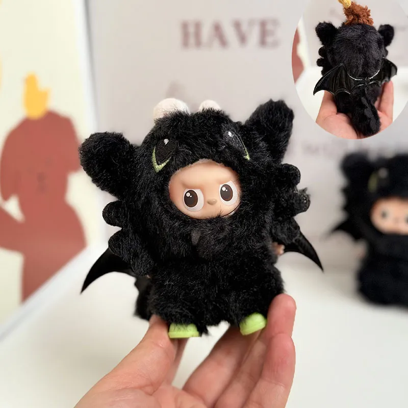 仅娃衣】4代迷你Labubu挂件衣服无牙仔套装心底密码拉布布娃衣可