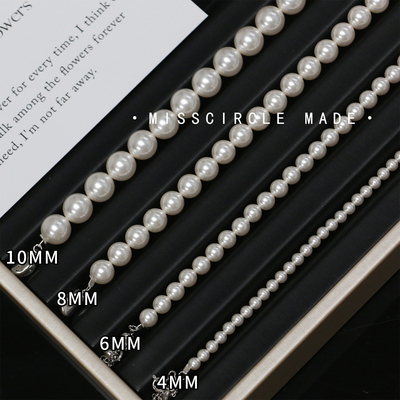 瑟可经典施家珍珠项链女锁骨链高级感轻奢小众轻奢高级感气质大气