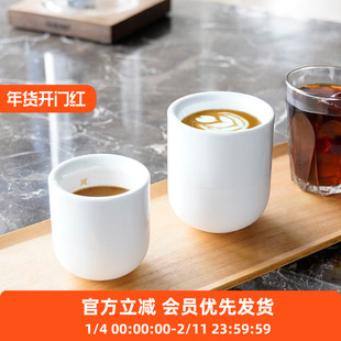 痣birthmark combo杯咖啡馆杯1+1手握套马厚唇白色陶瓷杯手冲浓缩