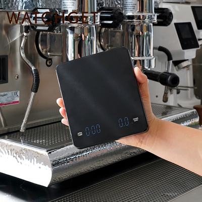 watchget咖啡电子秤手冲家用厨房小豆称重器计时克意式浓缩称充电
