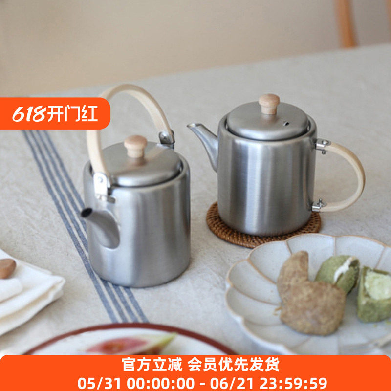 Aizawa kobo日本进口茶壶小燕市相泽工房工坊手作不锈钢杯式水具