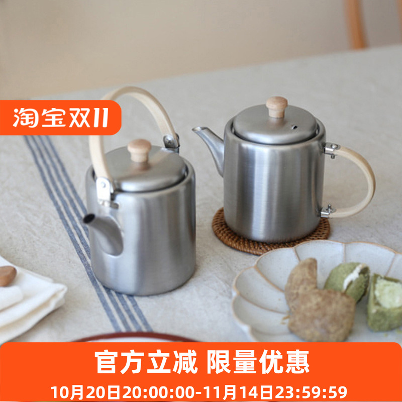 日本茶壶小燕市相泽工房不锈钢