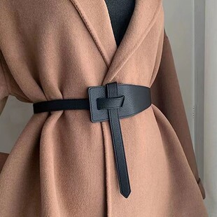 腰封女士装饰西装大衣宽腰带配连衣裙毛衣时尚百搭羽绒服真软皮带
