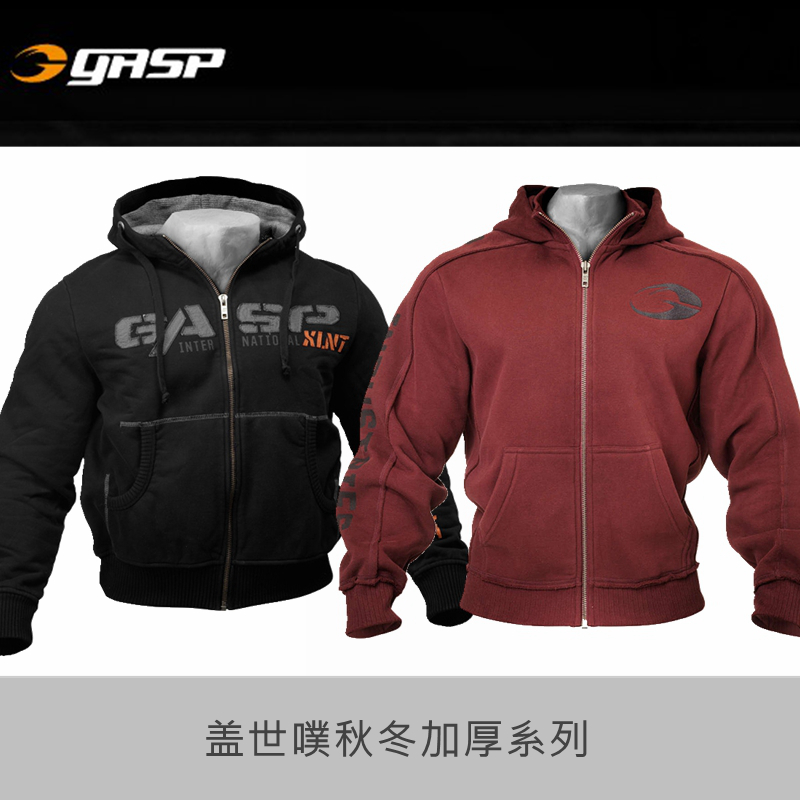 gasp秋冬保暖加厚加绒魔兽开衫