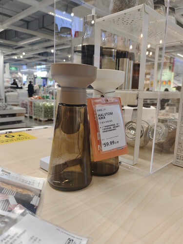 宜家玻璃食品级胡椒研磨瓶包邮