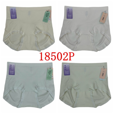 她概念新款她瘦裤18502P无缝锦纶收腹提臀轻塑女士高腰平角内裤