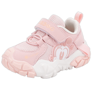 巴布豆童鞋女童鞋子2025新款秋冬款宝宝加绒女孩婴儿男儿童学步鞋