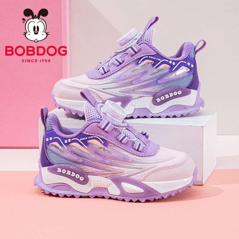 巴布豆童鞋官方旗舰店正品女童运动鞋2025新款秋季老爹鞋女孩鞋子