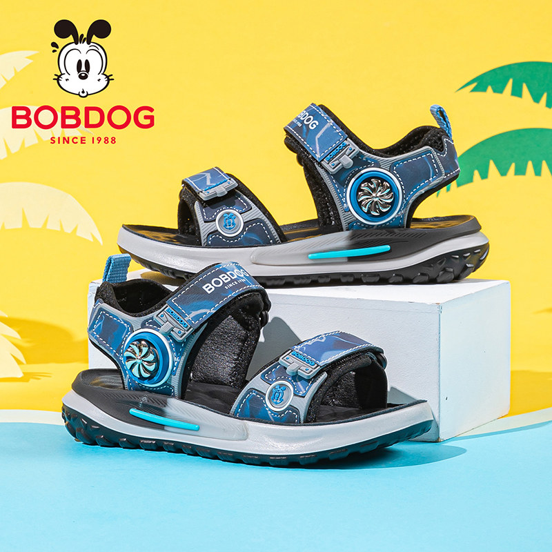 巴布豆童鞋男童凉鞋夏季男孩2026新款夏款男大童潮款男宝儿童鞋子