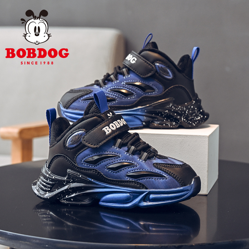 巴布豆男童秋季防滑运动鞋