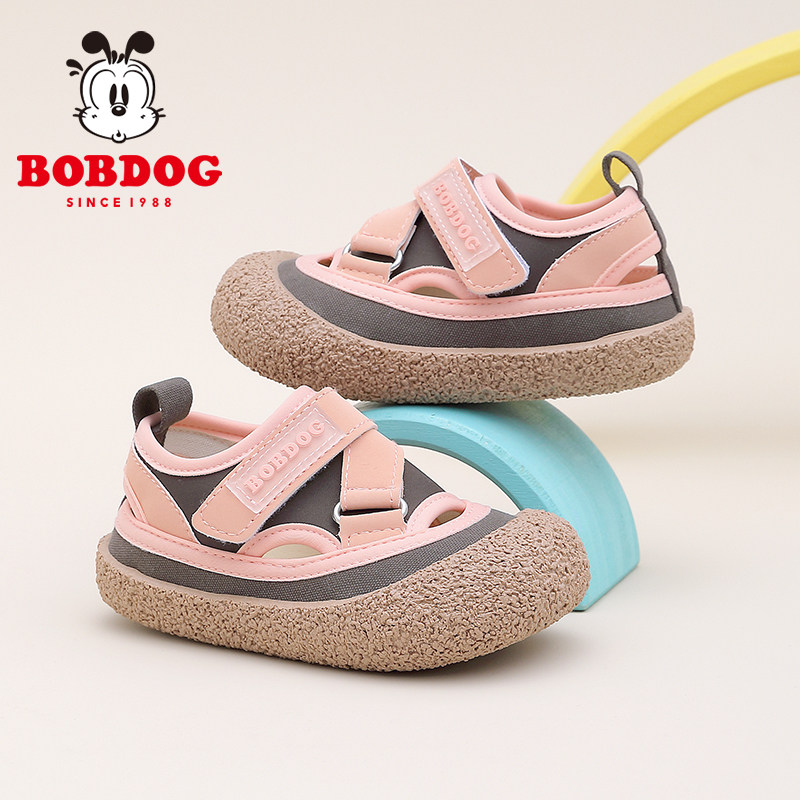 巴布豆童鞋女童凉鞋夏款2026新款防滑软底一岁小童运动鞋宝宝鞋子