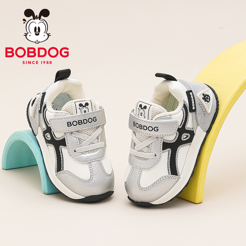 巴布豆童鞋官方旗舰店男童鞋子2025新款一岁男宝宝春秋儿童学步鞋