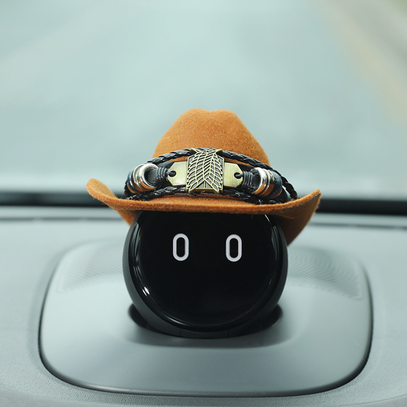 蔚来汽车nomi帽子机器人牛仔手工