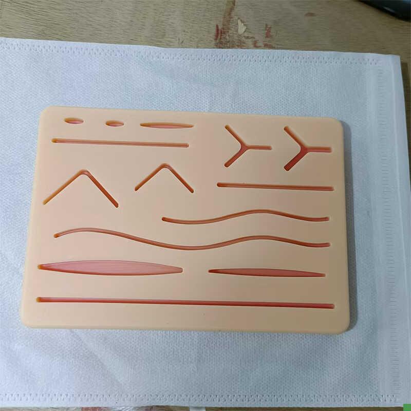 医学生外科缝合练k习模型硅胶仿真皮肤口腔腹镜针线模块多伤口