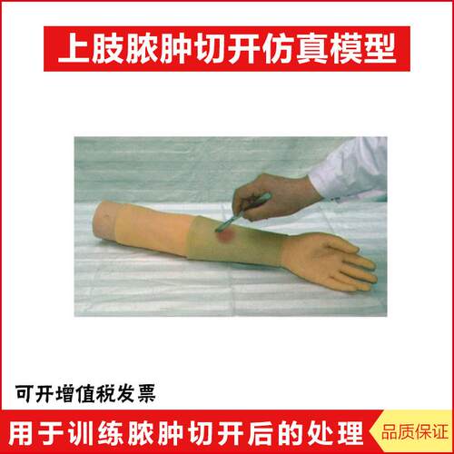 上肢脓肿切开仿真模型脓肿切开引流术模块手臂Q缝合拆线手臂包扎