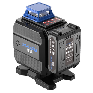 亚固12线红外线水平仪高精度强光细线语音播报绿激光电子安平水仪