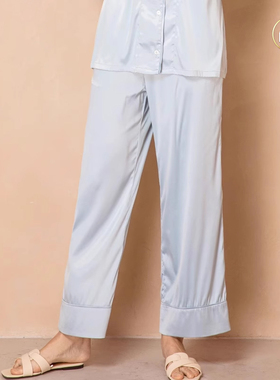 翡丽家居女士睡裤 舒适挺括可外穿休闲睡裤 THH5T