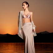 翡丽法式 性感内衣超薄杯轻盈透气SC2201new绑带设计显瘦