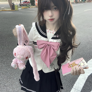 奈香娜JK水手服学院风显瘦套装