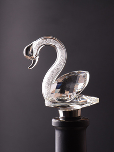 创意红酒塞水晶酒瓶塞可爱葡萄酒洋酒瓶塞天鹅酒塞子家用防尘酒塞