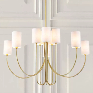 外销款简约全铜法式吊灯客厅欧式大厅新款中山灯具枝形现代吊灯