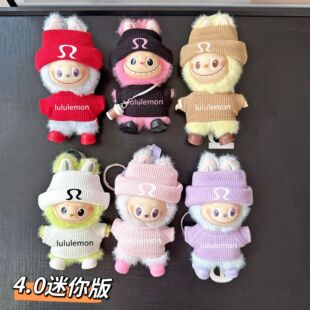 4代迷你labubu娃衣网球运动套装衣服大牌拉布布lulule家针织毛衣
