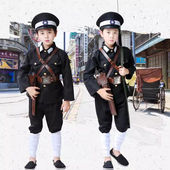 儿童民国士兵警察军官皇协伪军二狗子日兵刁德一课本话剧表演出服