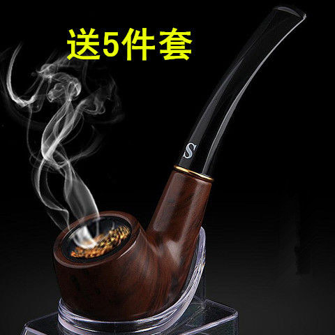 老式实木烟斗过滤手工现代