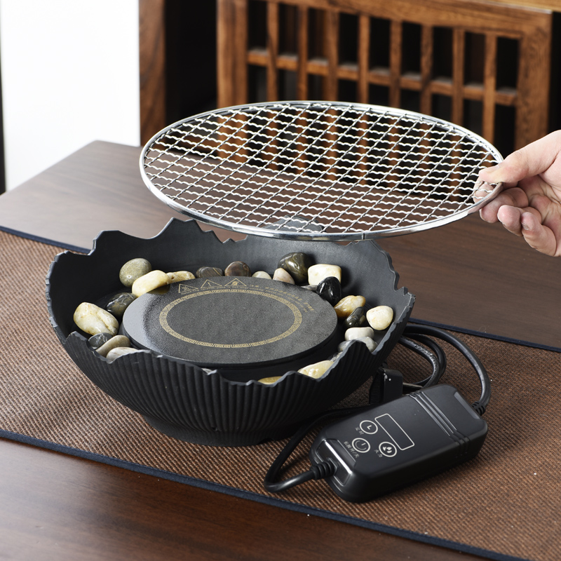 新款防水煮茶器电陶炉围炉煮茶套装大功率家用办公养生烧水泡茶壶