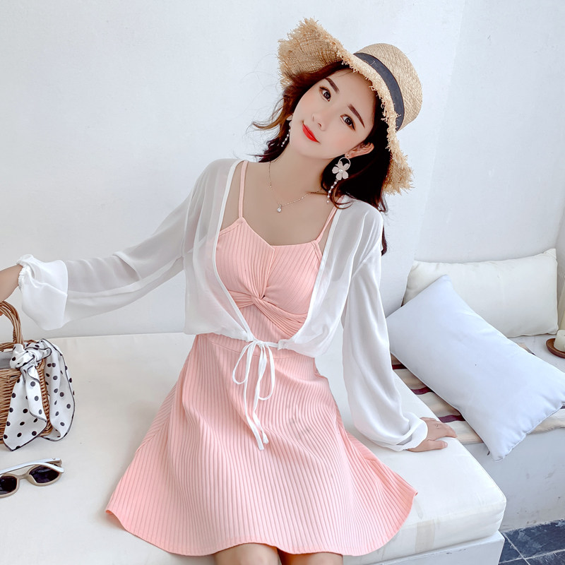 雪纺小披肩女2019夏季新款百搭大码坎肩薄外套外搭短款开衫防晒衣|msdalam kategori Butik wanita / wanita, baju lace/baju chiffon - dari Buy2taobao.com untuk memberikan perkhidmatan ejen Taobao profesional membeli