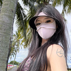 防晒面罩女夏季2026新款遮阳防紫外线全脸帽子口罩一体冰丝脸基尼