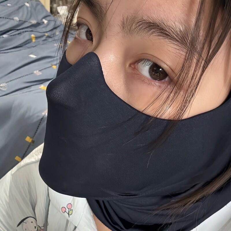 夏季冰丝无痕防晒透气护颈面罩