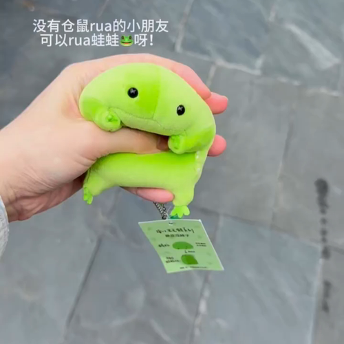 可爱原皮瓜青蛙西呱毛绒玩具创意解压舒适趣味西呱瓜娃子玩偶公仔
