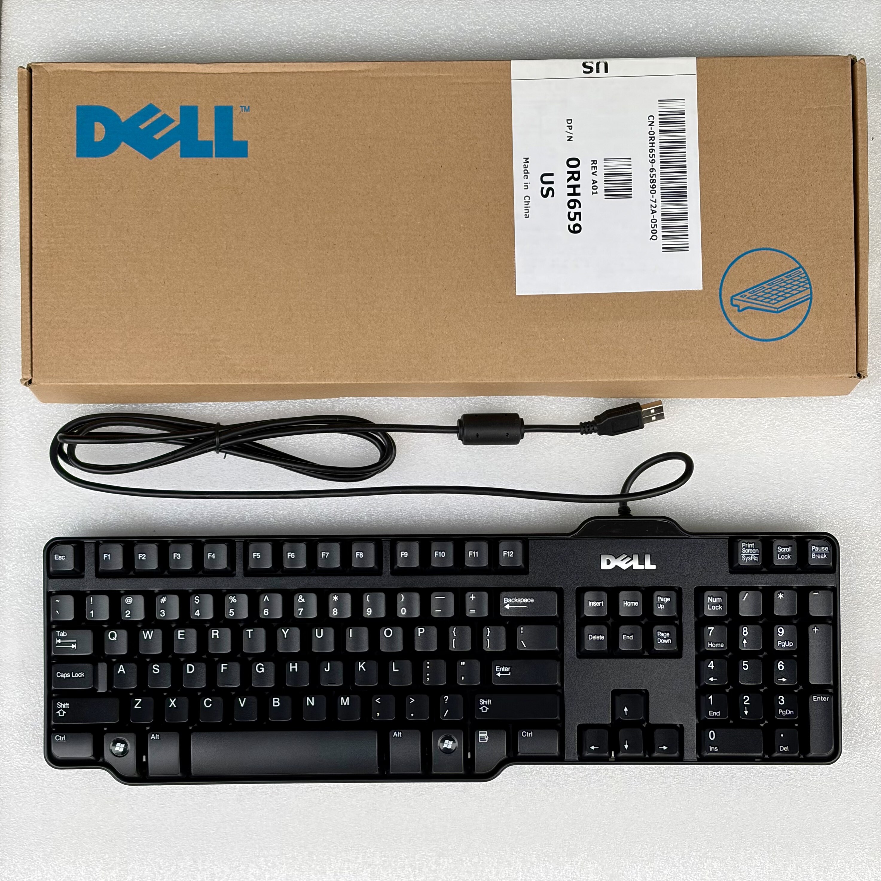 全新原装正品戴尔/DELL L100 SK8115 机械手感防水游戏键盘通用