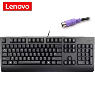 包邮全新正品联想台式机键盘SK-8817有线圆口圆孔键盘鼠标KB-1701