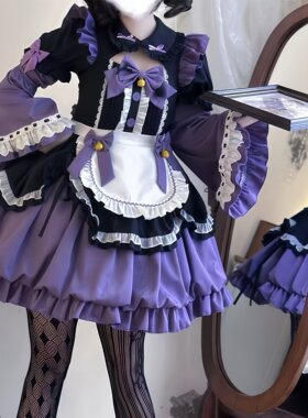 女仆装cosplay连衣裙洛丽塔