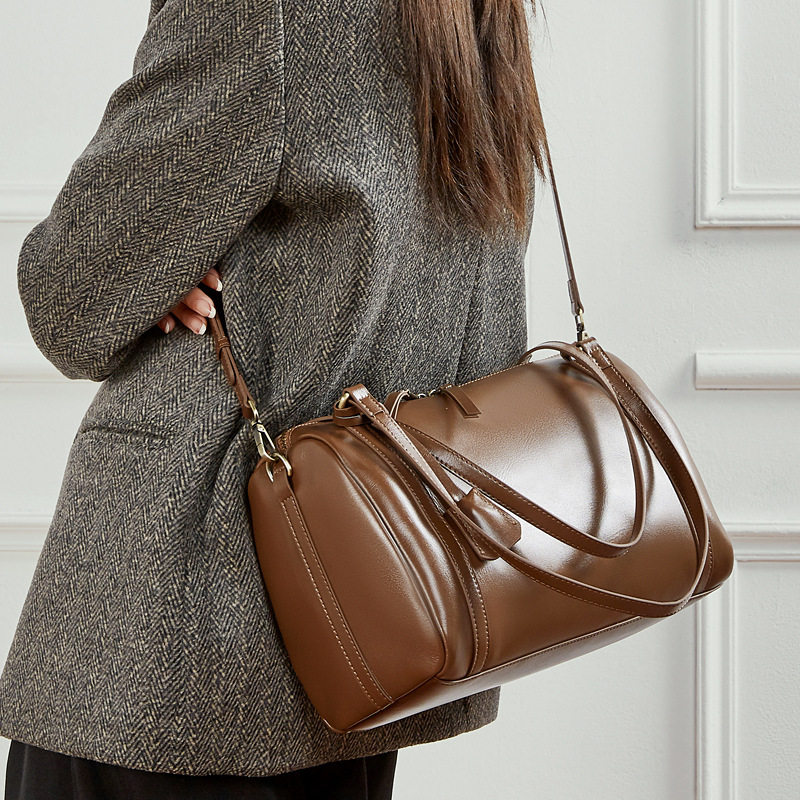 真皮女包2026新款时尚高级感枕头包手提包妈妈包斜挎包女士单肩包