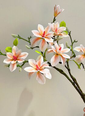 玉兰花假花仿真花摆设装