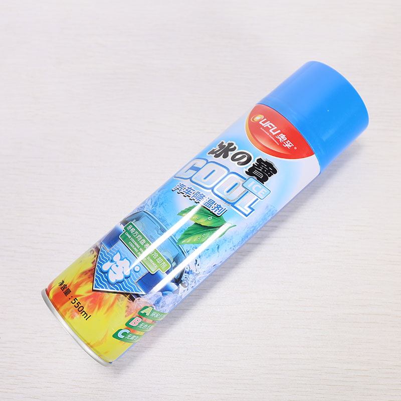 夏季汽车坐垫方向盘迅速降温剂车用冷却干冰喷雾