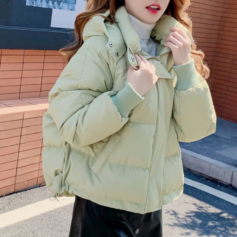 矮个子羽绒短款冬季棉袄面包服